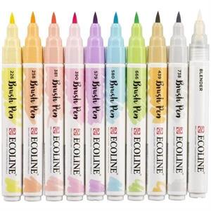 Ecoline Pastel Brush Pen Set